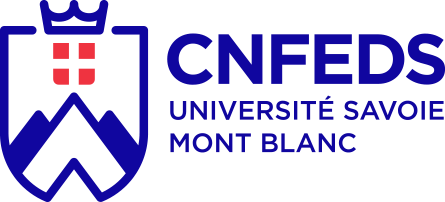 Logo bleu et rouge du CNFEDS