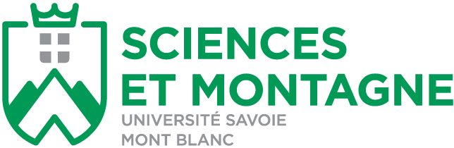 Logo vert et gris de la composante Sciences et Montagne
