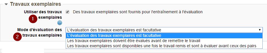 travaux exemplaires