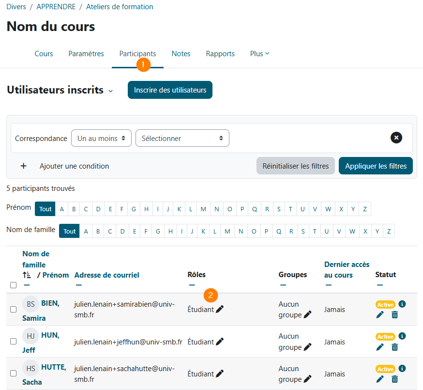 Capture d'écran illustrant les propos